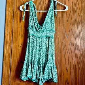 Green floral Skylar Madison Dress.